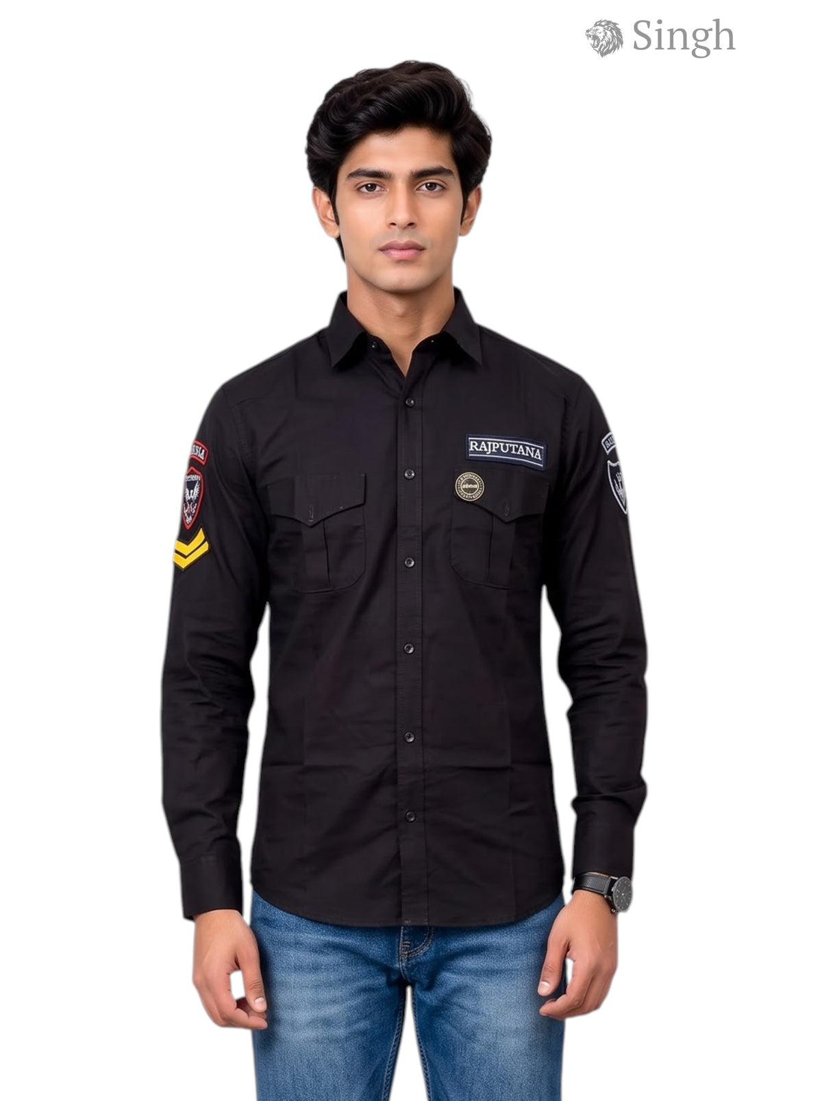 SINGH RAJPUTANA SHIRTS (MENS) F-29  Regal Elegance