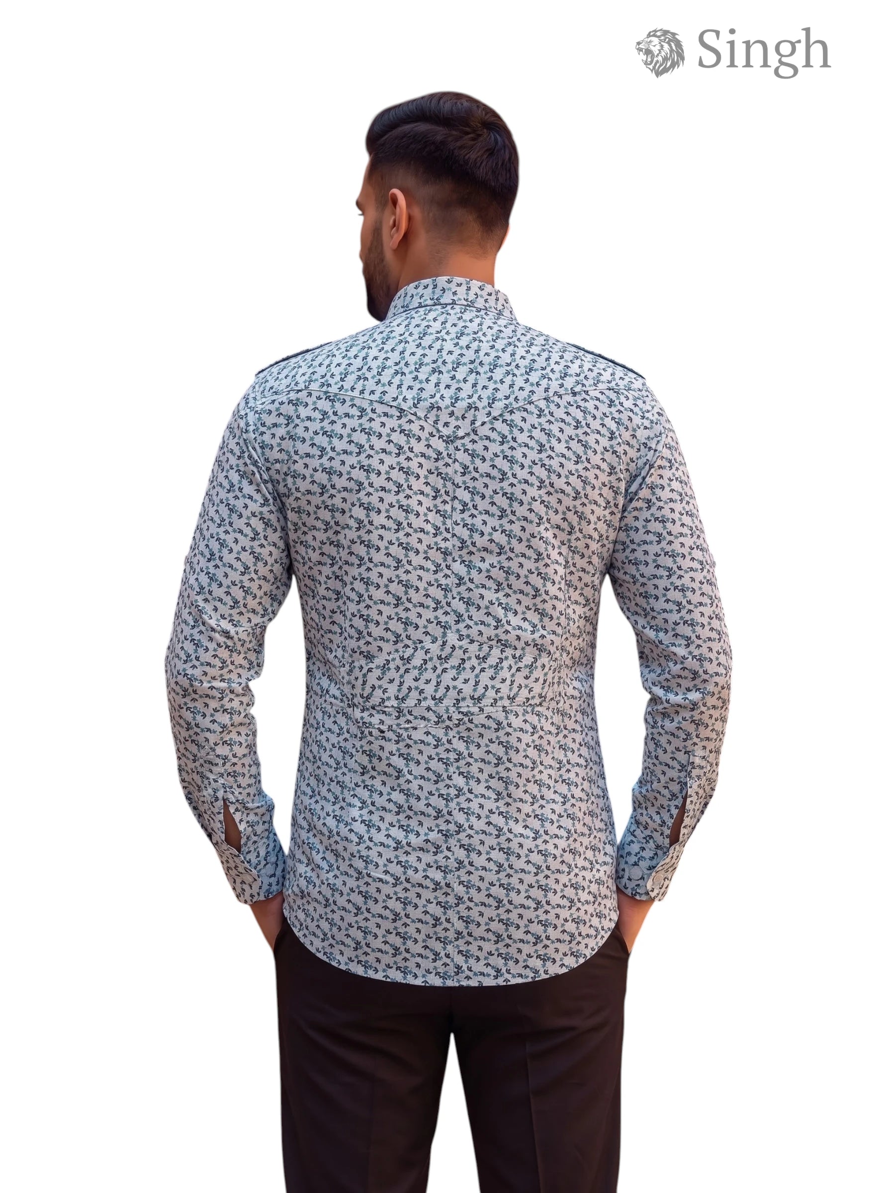SINGH પ્રીમિયમ પુરુષોના શર્ટ્સ (MENS) 2P-1503-1 - રીગલ સ્ટાઇલ