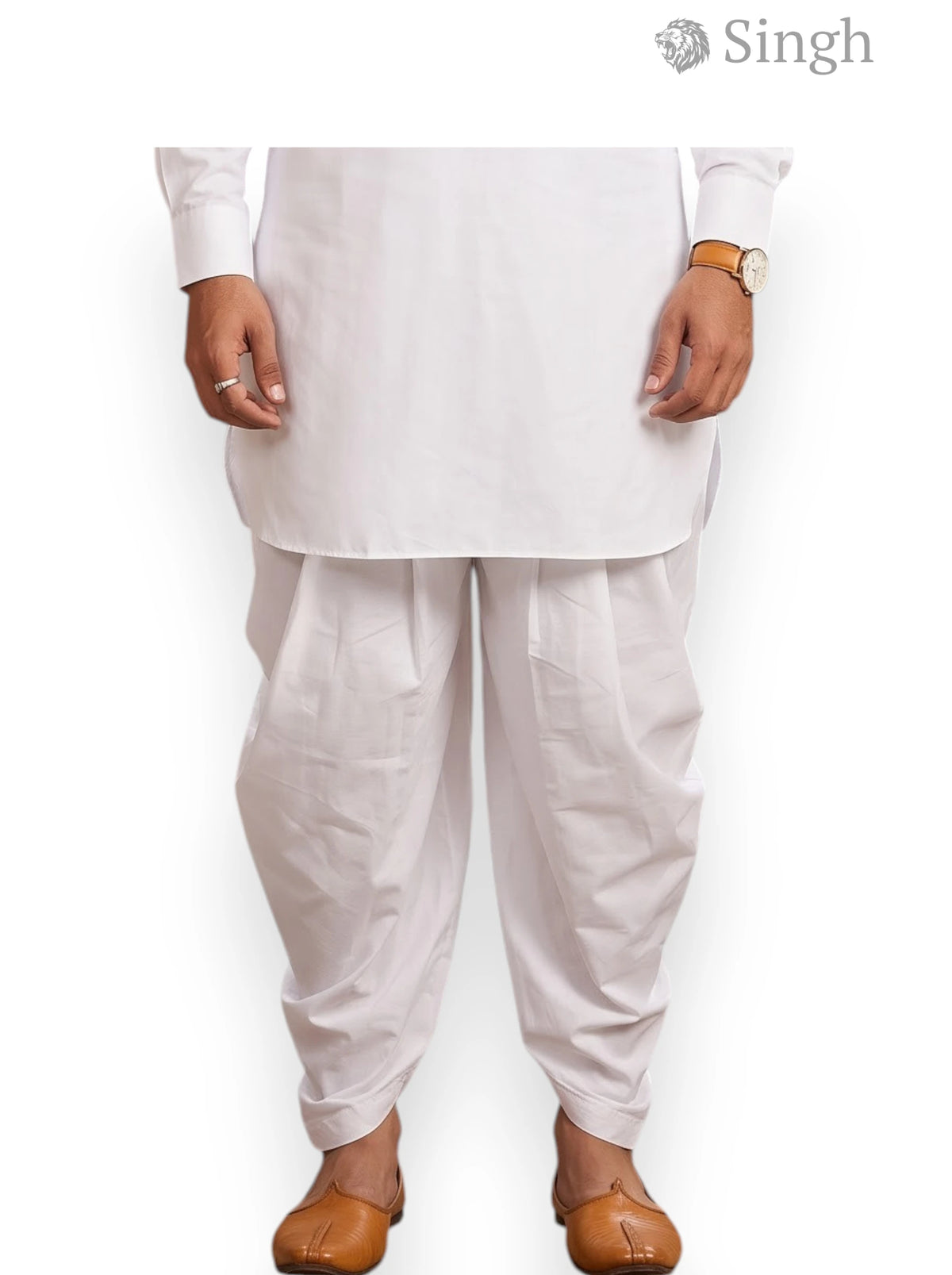 Singh Men's Dhoti Gol-15-02 Regal Wedding Elegance