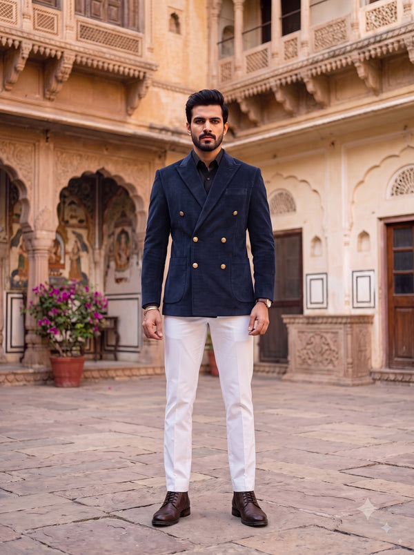 DOUBLE BREASTED BLAZER(MEN'S)