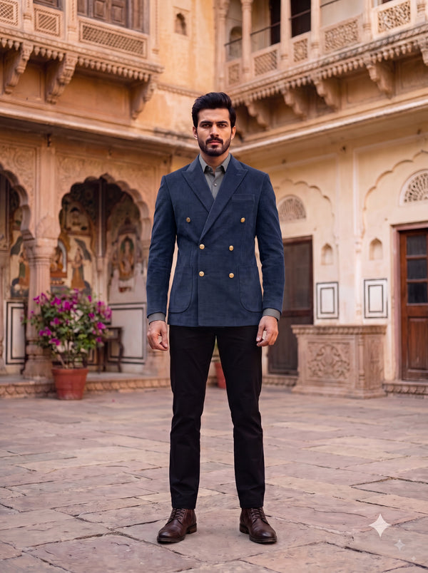 DOUBLE BREASTED BLAZER(MEN'S)