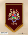 Jadeja Logo – Royal Flag for Wedding & Home Decoration