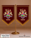 Jadeja Logo – Royal Flag for Wedding & Home Decoration