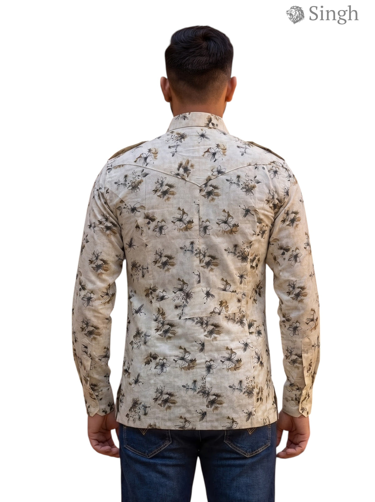 SINGH Hunting Shirts-1308-35 Luxury Royal Ethnic Wear