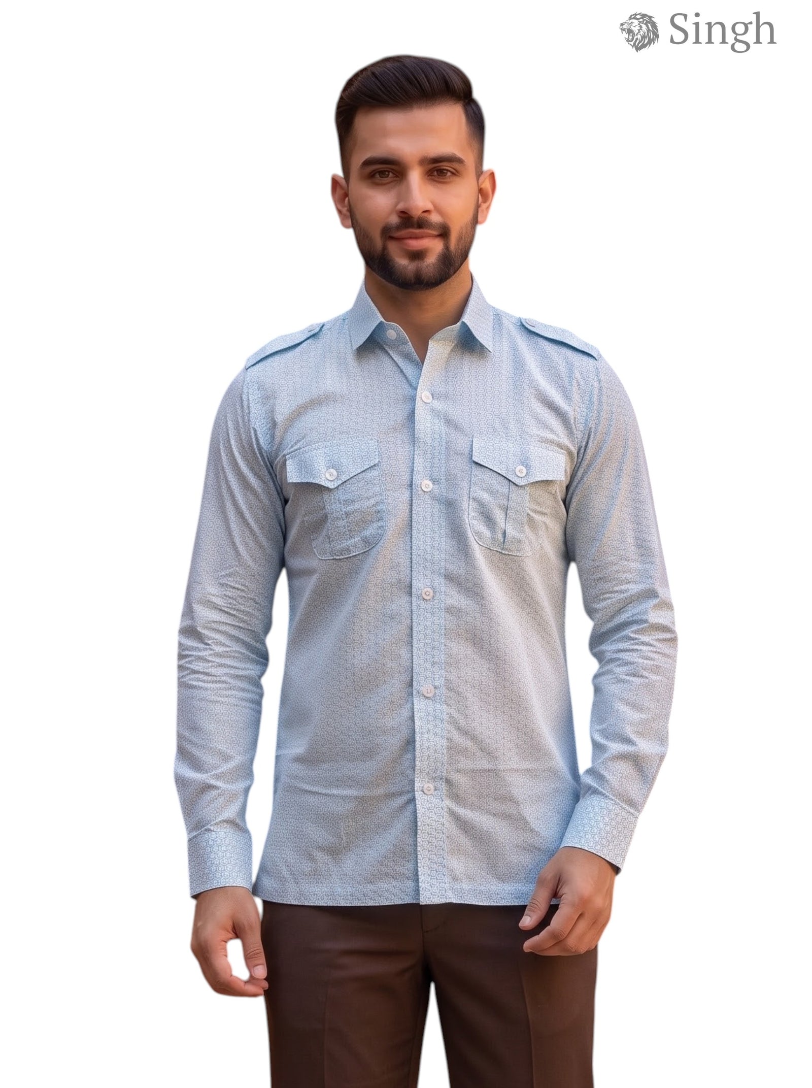 SINGH Hunting Shirts-1308-39 Luxury Royal Ethnic Wear