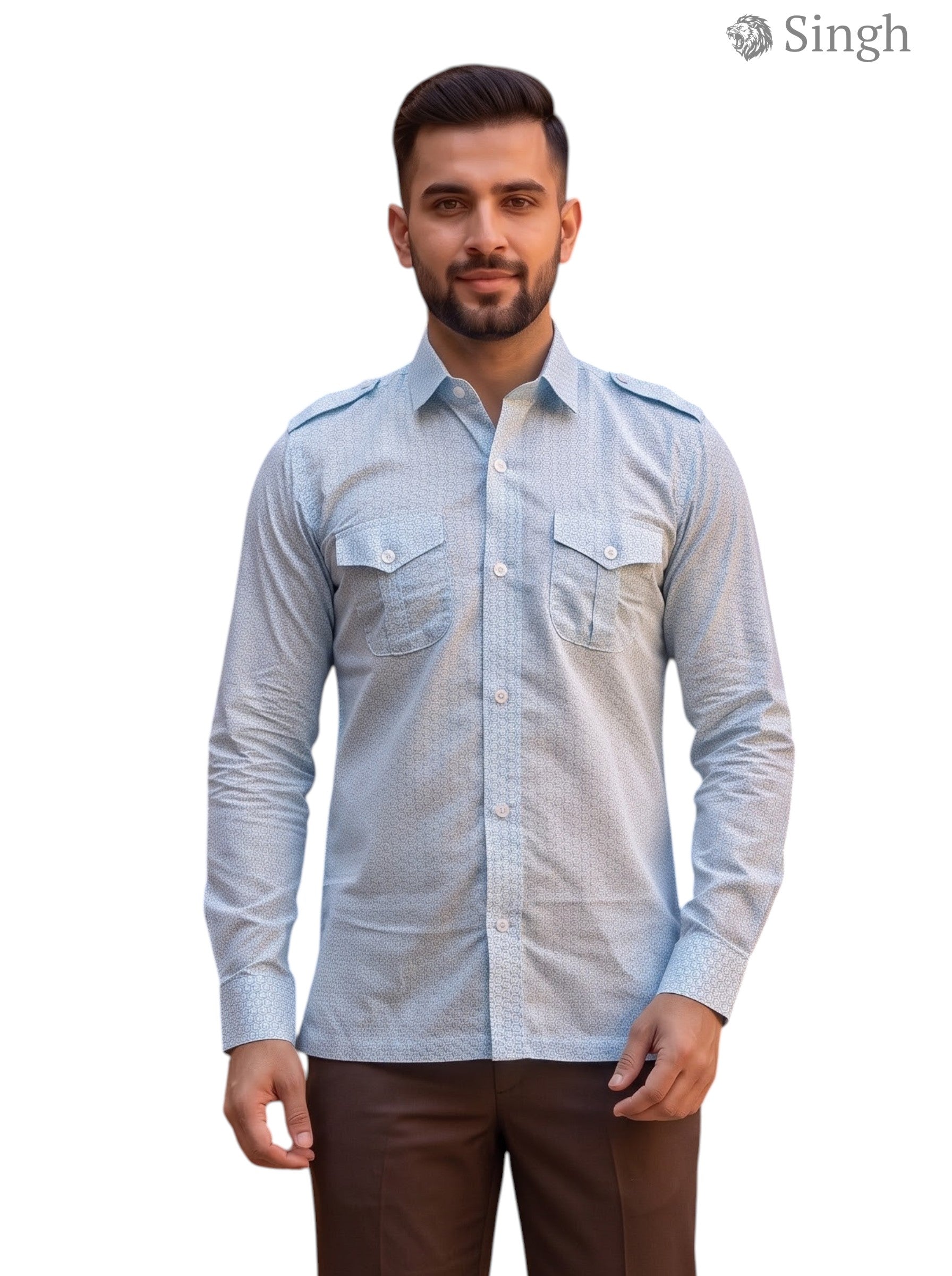 SINGH Hunting Shirts-1308-39 Luxury Royal Ethnic Wear