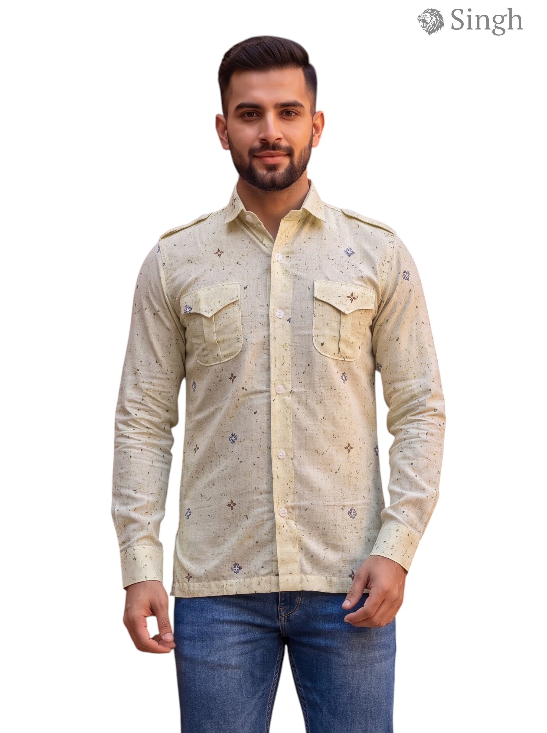 SINGH Hunting Shirts-1308-42 Premium Royal Elegance