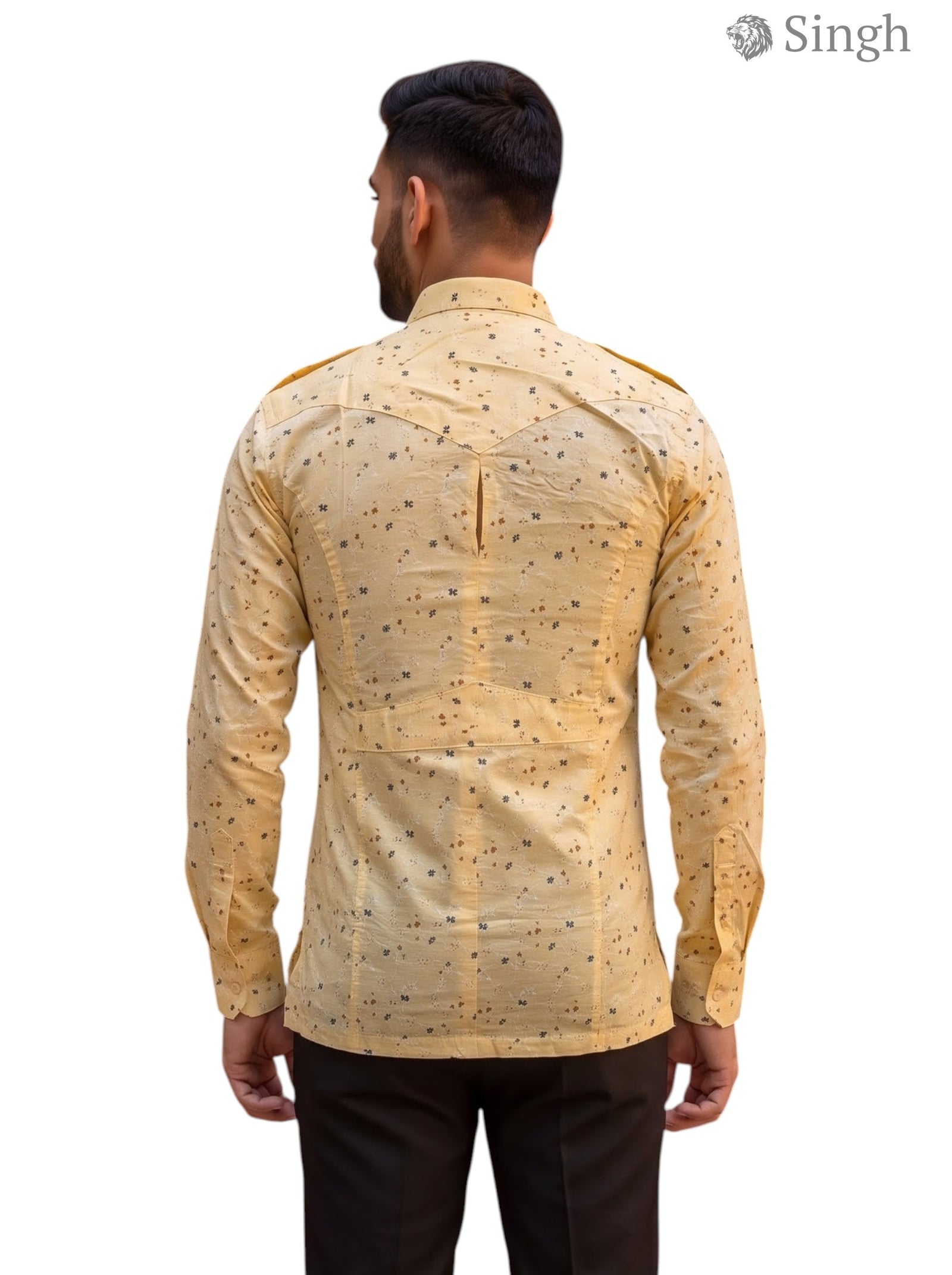 SINGH Hunting Shirts-1308-49 Luxury Royal Ethnic Wear
