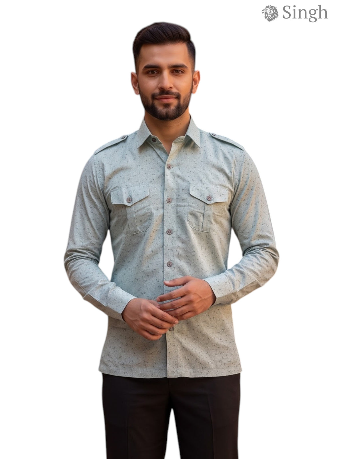 SINGH Hunting Shirts-1308-43 Luxury Royal Ethnic Wear