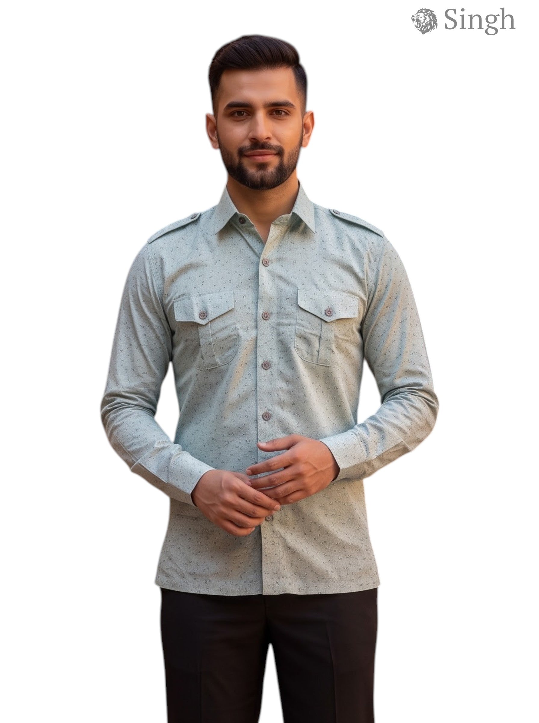 SINGH Hunting Shirts-1308-43 Luxury Royal Ethnic Wear