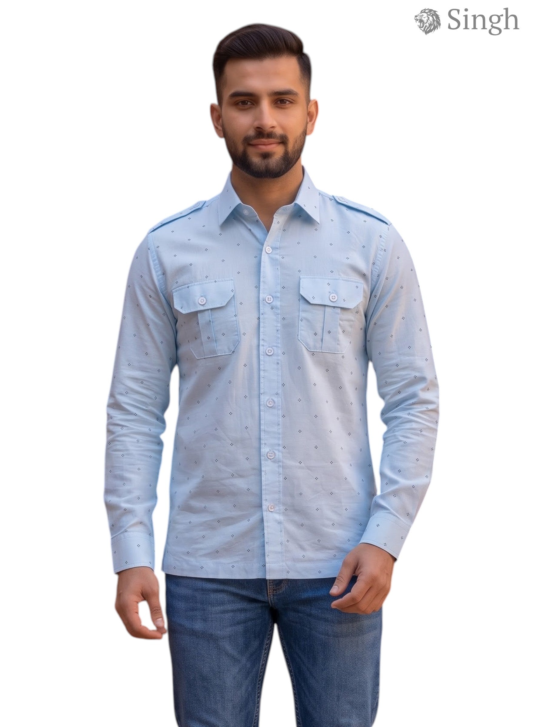 SINGH Hunting Shirts-1308-57 Luxury Royal Ethnic Wear