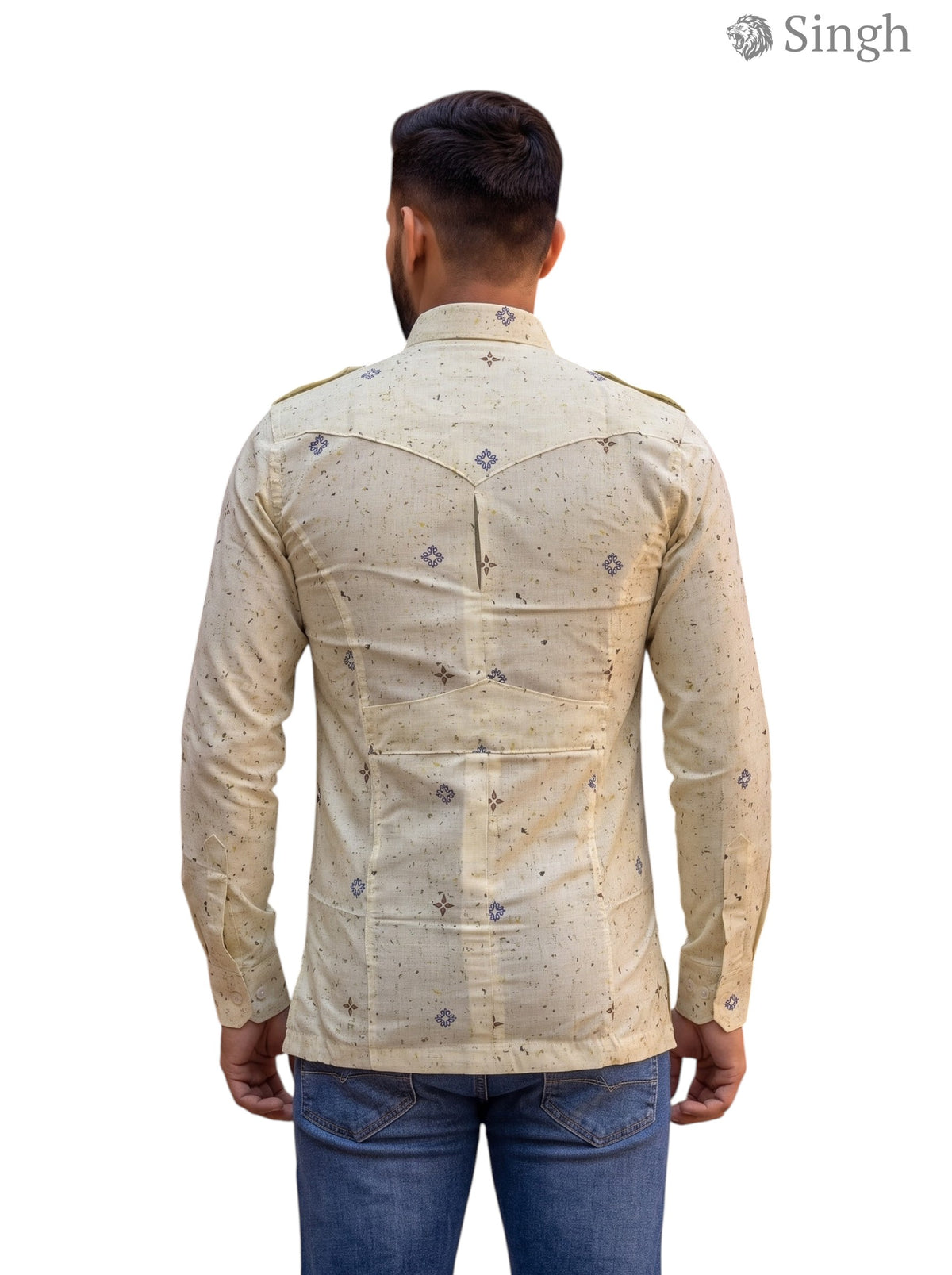 SINGH પ્રીમિયમ પુરુષોના શર્ટ્સ (MENS) 2P-1503-1 - રીગલ સ્ટાઇલ