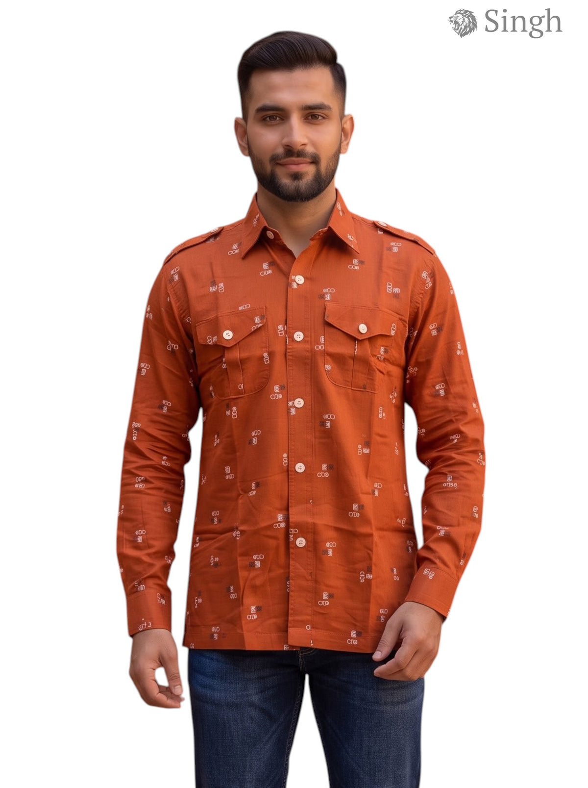 SINGH Luxury Hunting Shirts-1308-50 for Regal Style