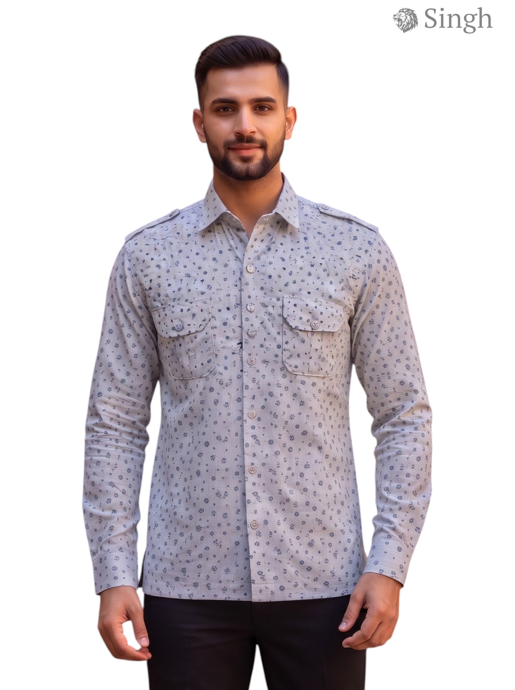 SINGH Hunting Shirts-1308-32 Luxury Ethnic Wear