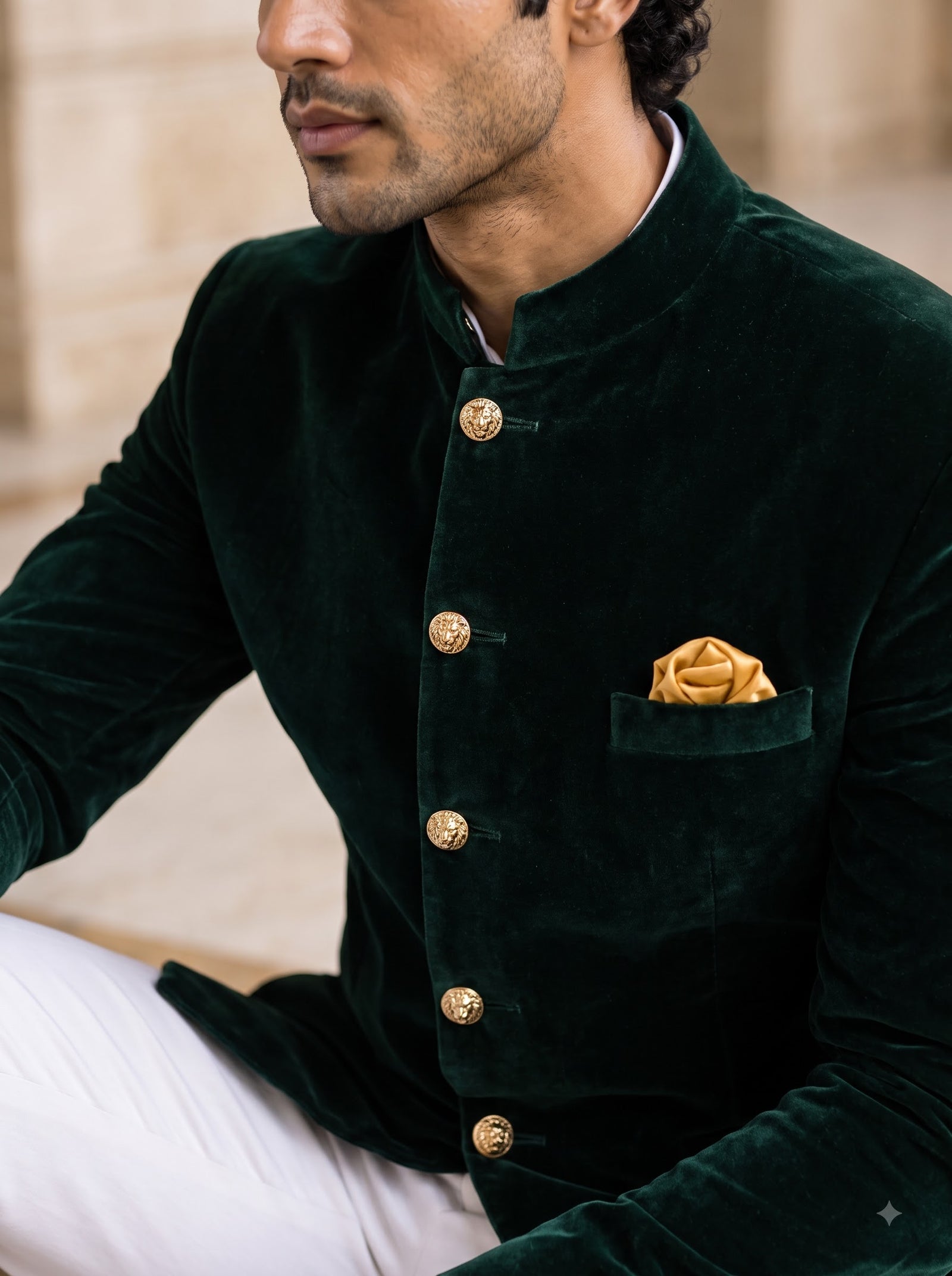 HARD VELVET JODHPURI SUIT 1234