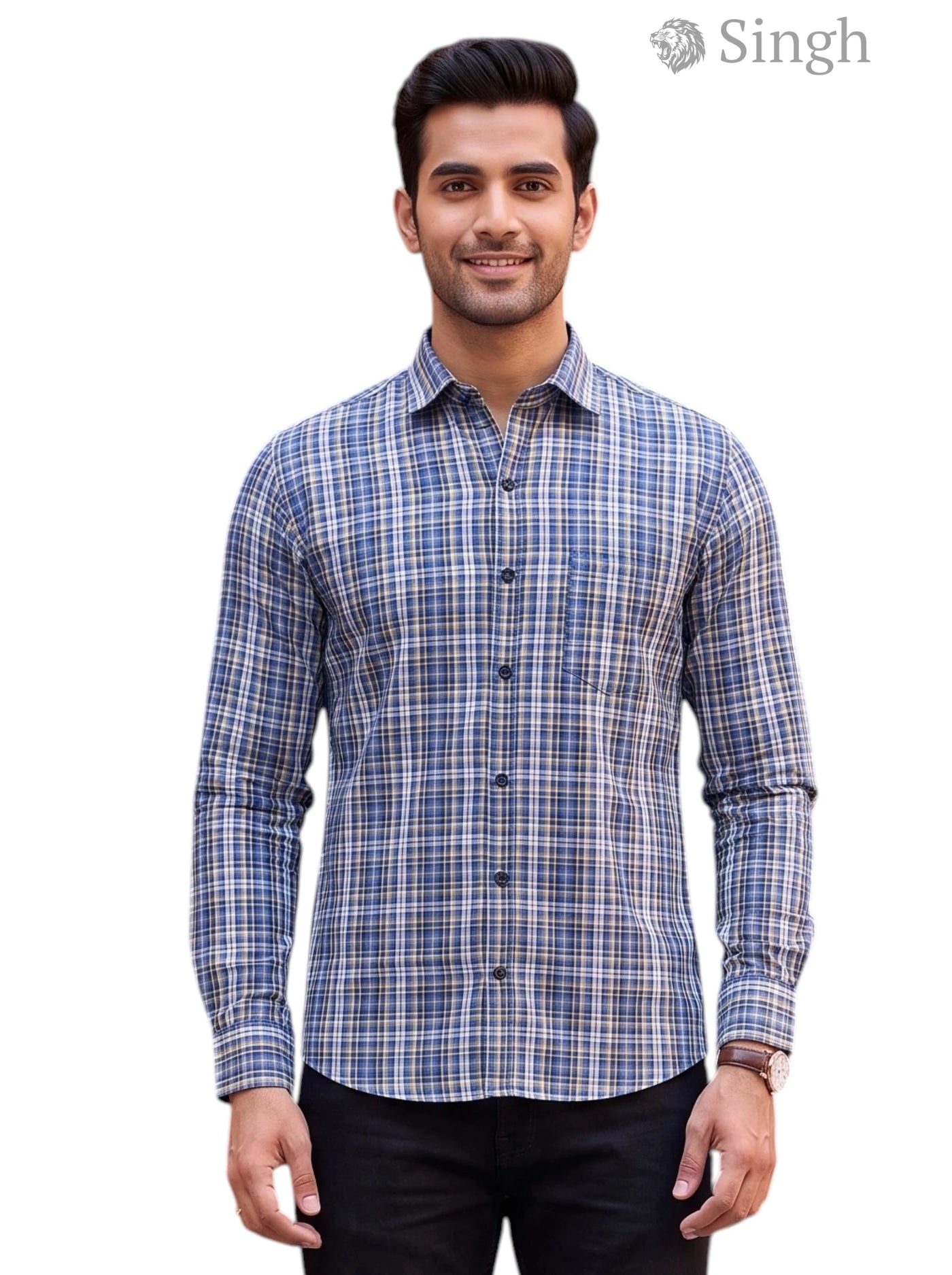SINGH SHIRT(MENS)F-15-113-10