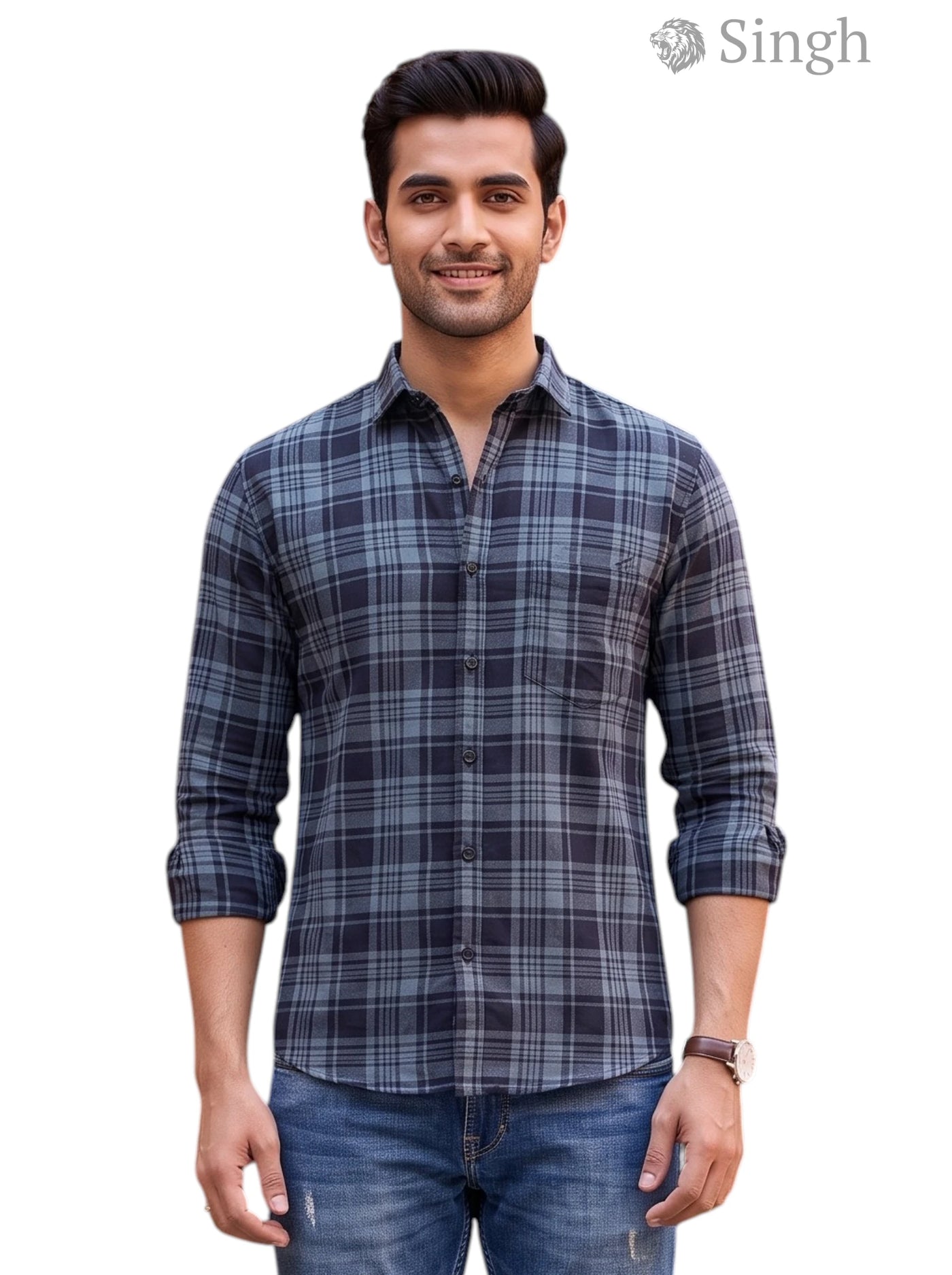 SINGH SHIRT(MENS)F-15-113-15