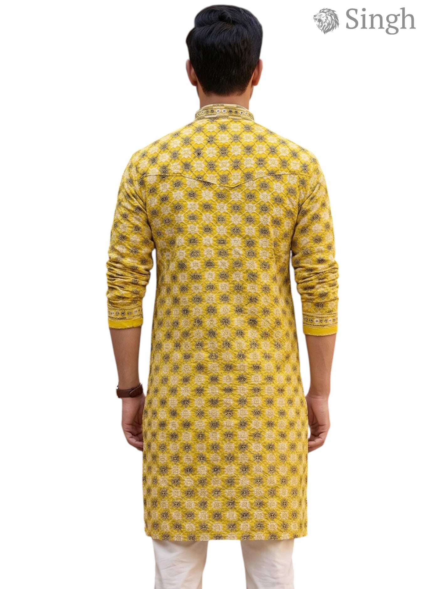 Singh Long Kurta-19-201-1 Men's Kurta for Royal Occasions
