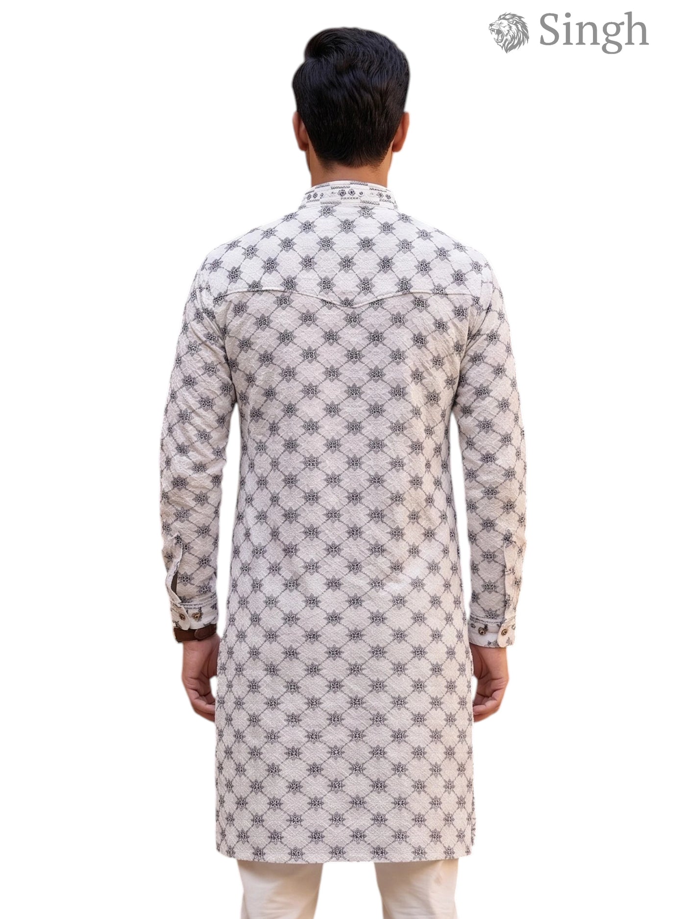 Singh Long Kurta-19-201-1 Men's Kurta for Royal Occasions