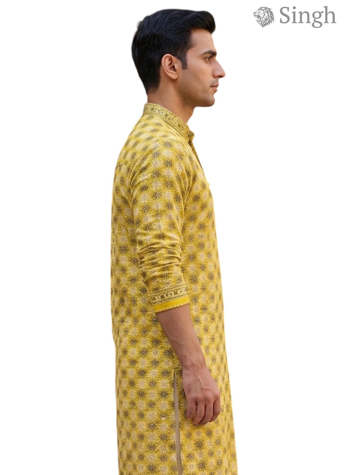 Singh Long Kurta-19-201-1 Men's Kurta for Royal Occasions