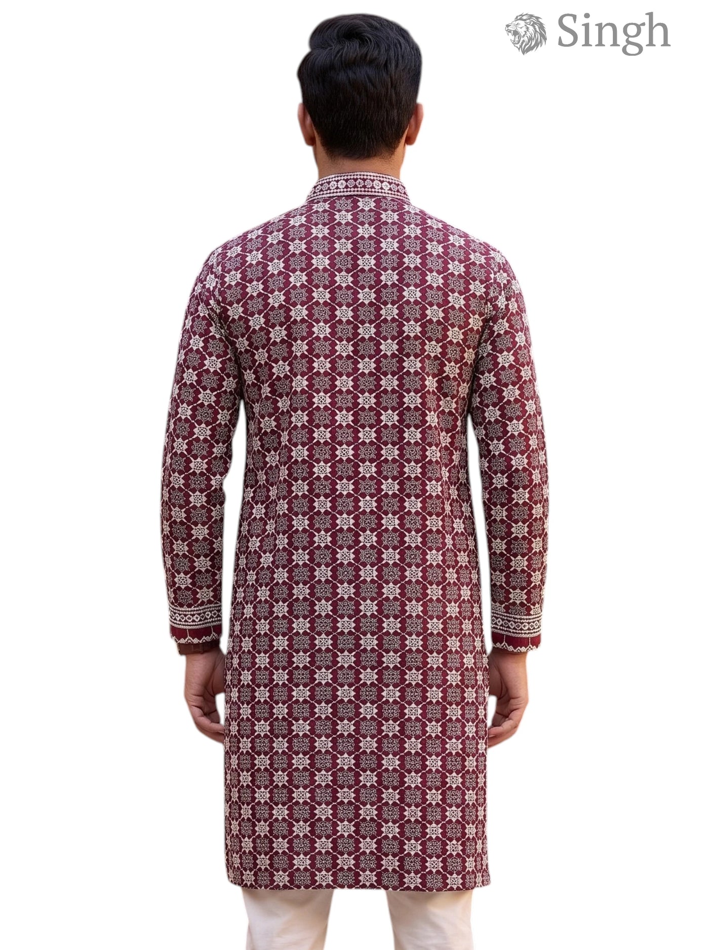 Singh Long Kurta-19-201-1 Men's Kurta for Royal Occasions
