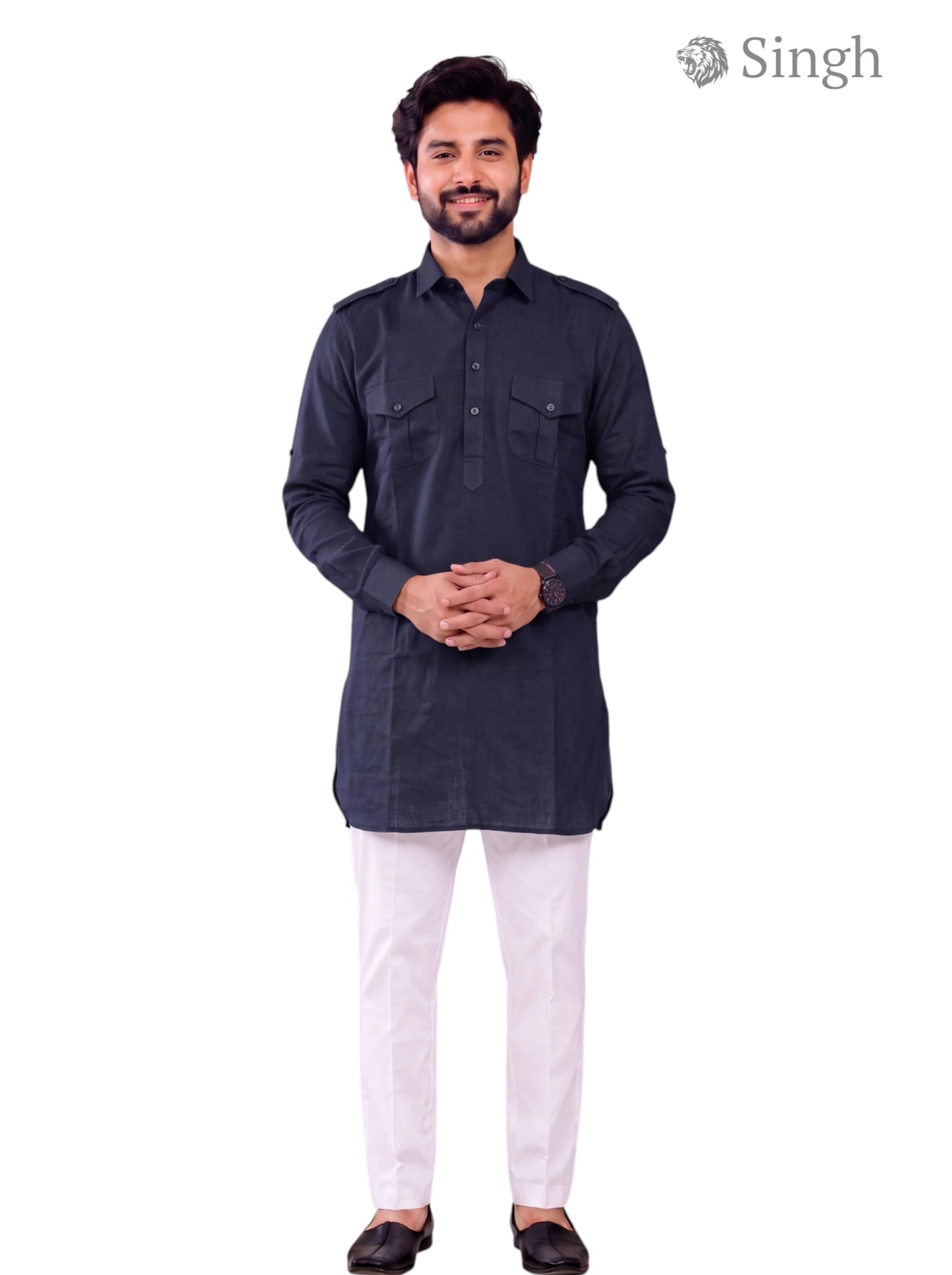Singh JK FULL-10-102-3 Men's Kurta for Royal Occasions