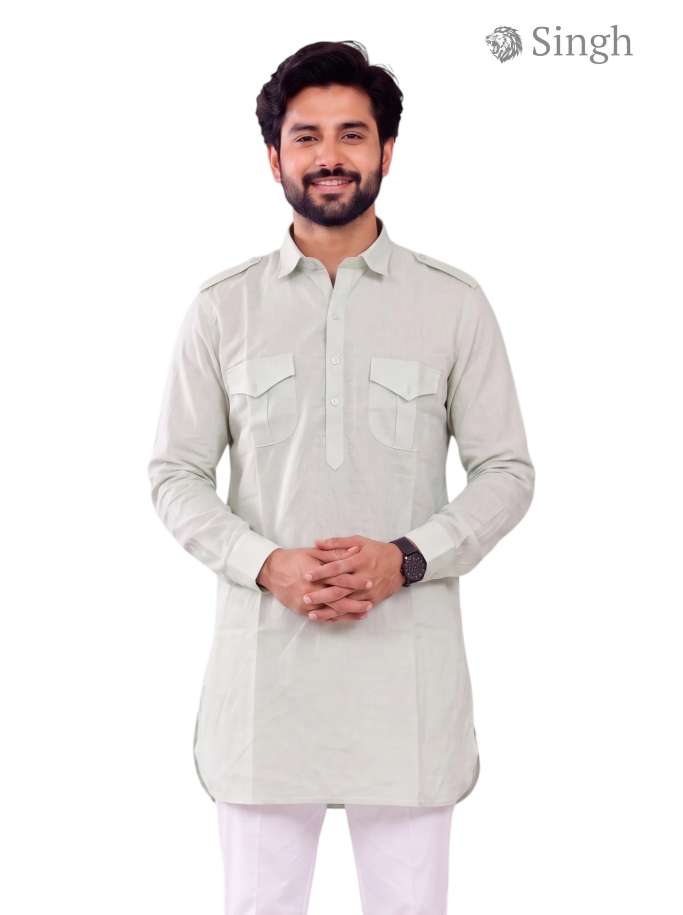 Singh JK FULL-10-102-3 Men's Kurta for Royal Occasions