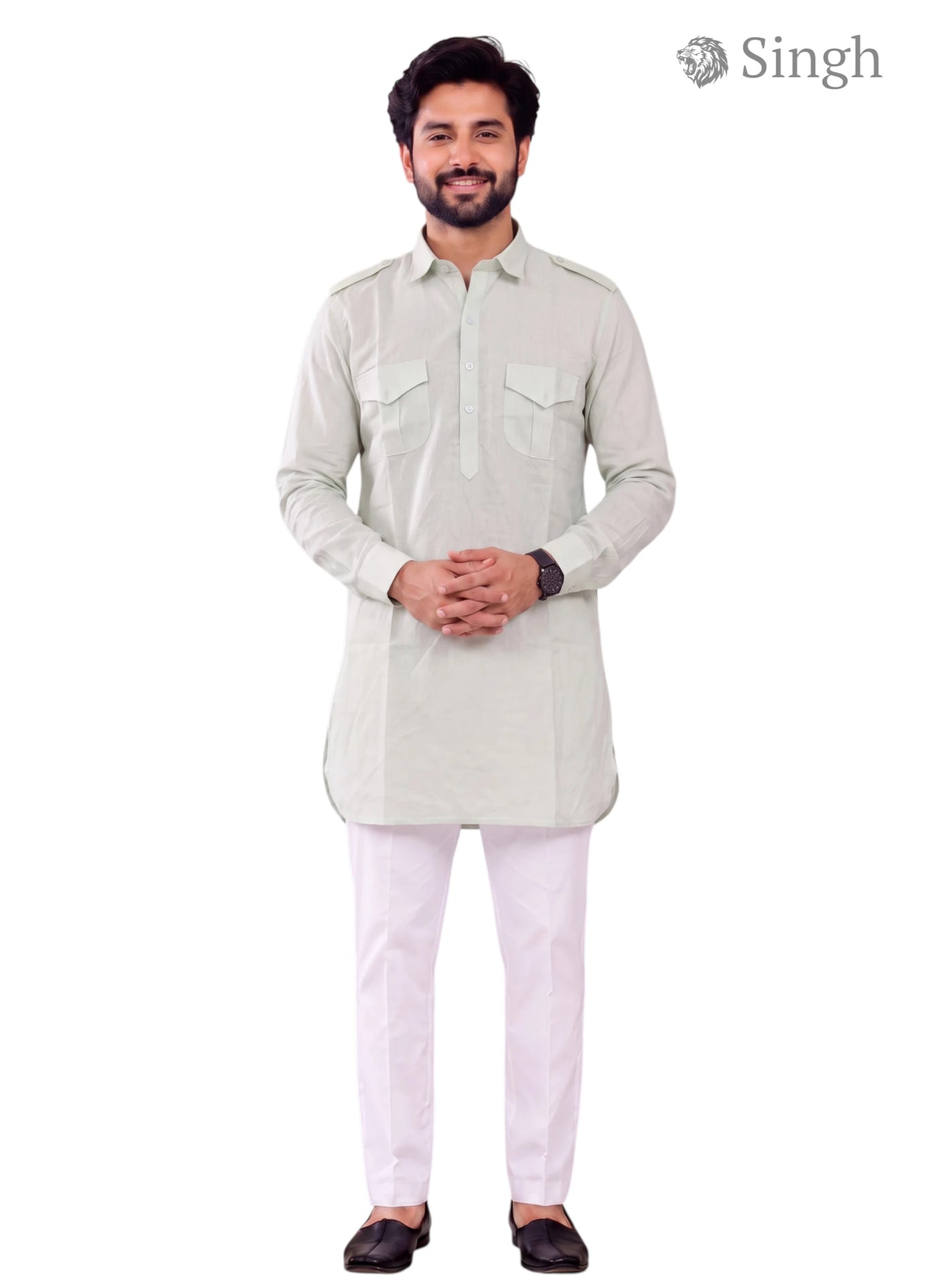 Singh JK FULL-10-102-3 Men's Kurta for Royal Occasions