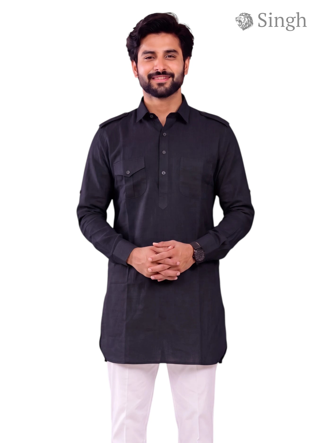 Singh JK FULL-10-102-3 Men's Kurta for Royal Occasions