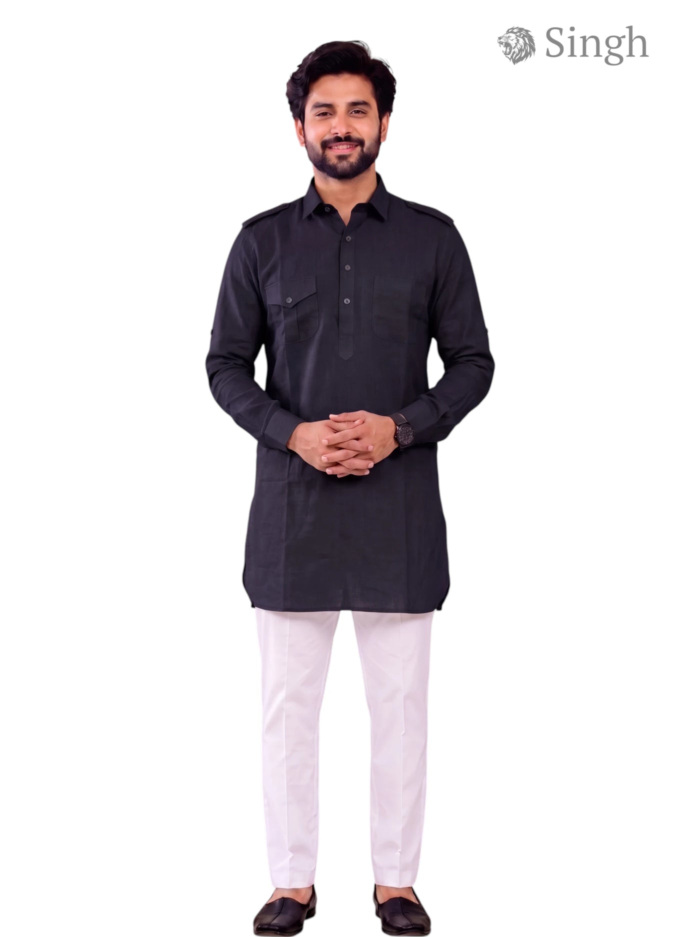 Singh JK FULL-10-102-3 Men's Kurta for Royal Occasions