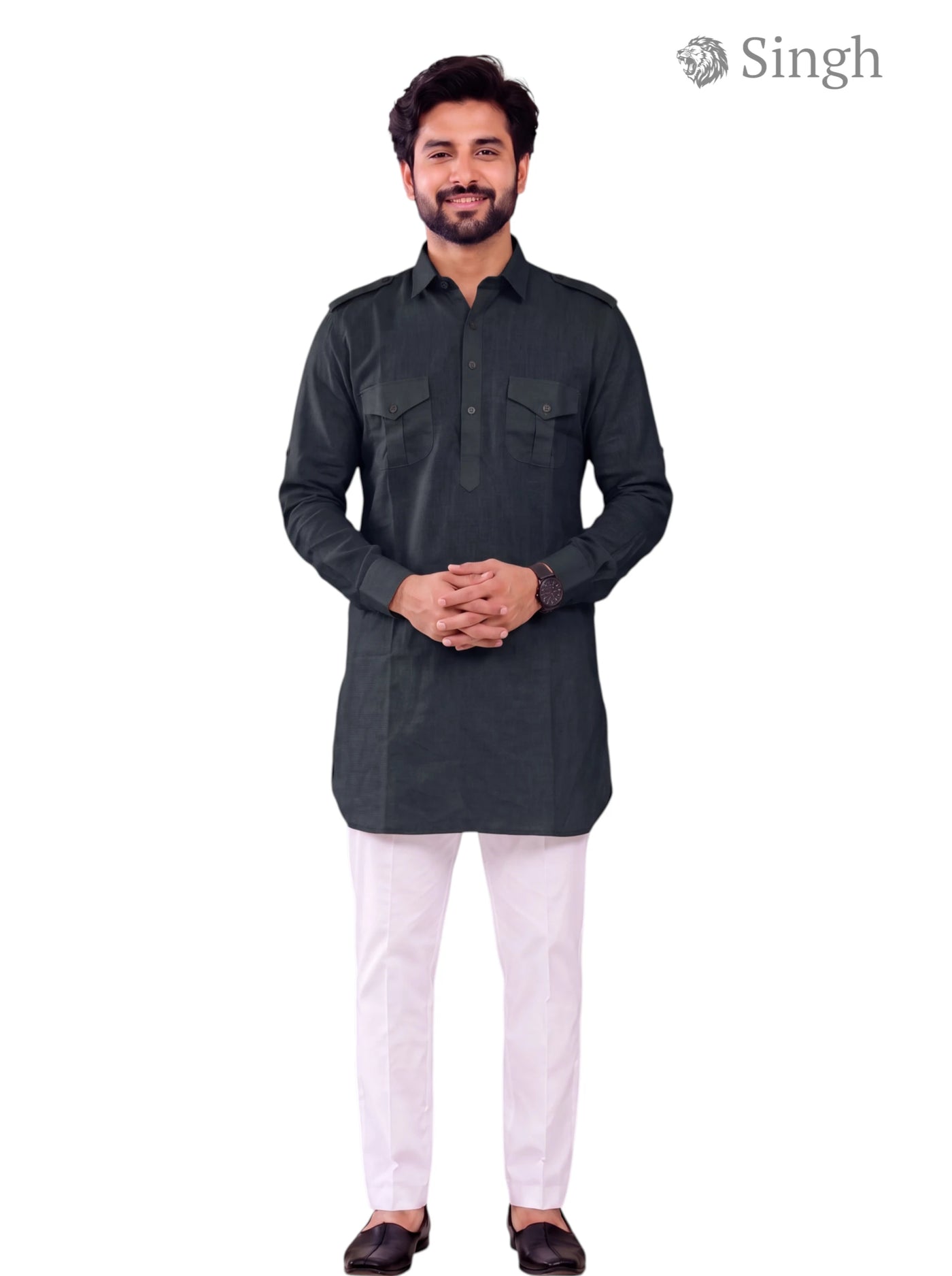 Singh JK FULL-10-102-3 Men's Kurta for Royal Occasions