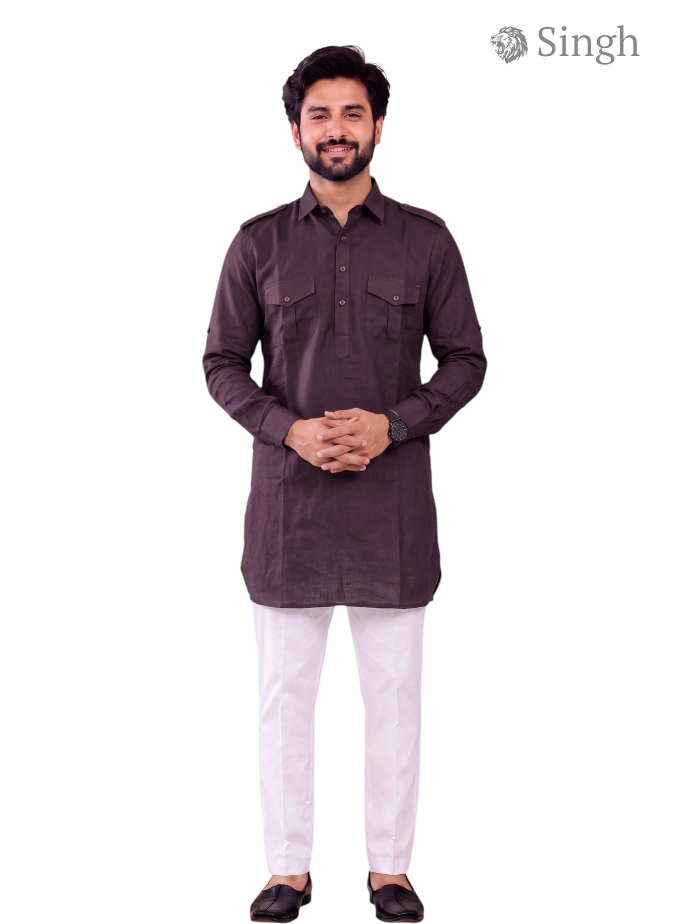 Singh JK FULL-10-102-3 Men's Kurta for Royal Occasions