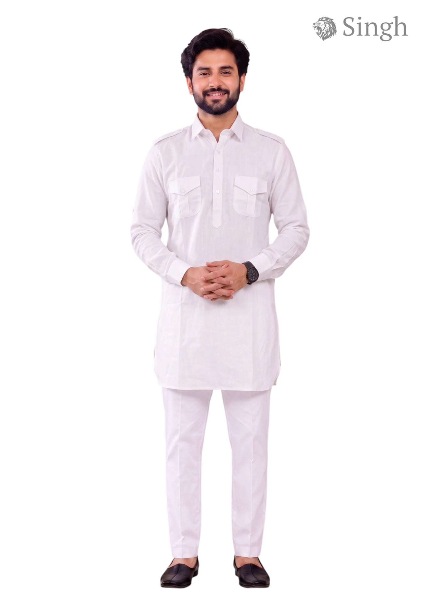 Singh JK FULL-10-102-3 Men's Kurta for Royal Occasions