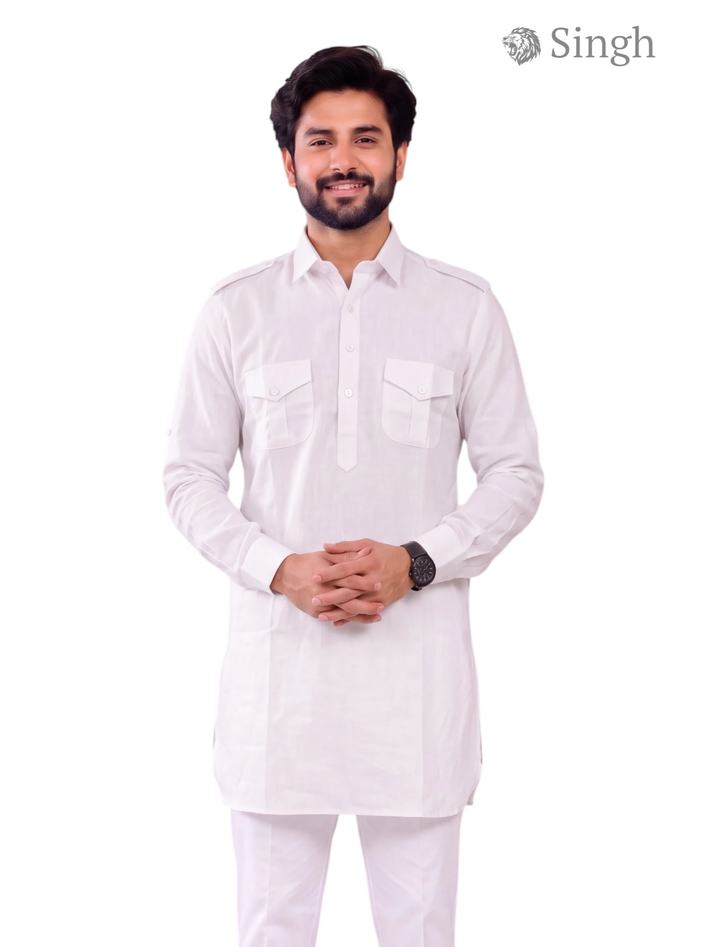 Singh JK FULL-10-102-3 Men's Kurta for Royal Occasions