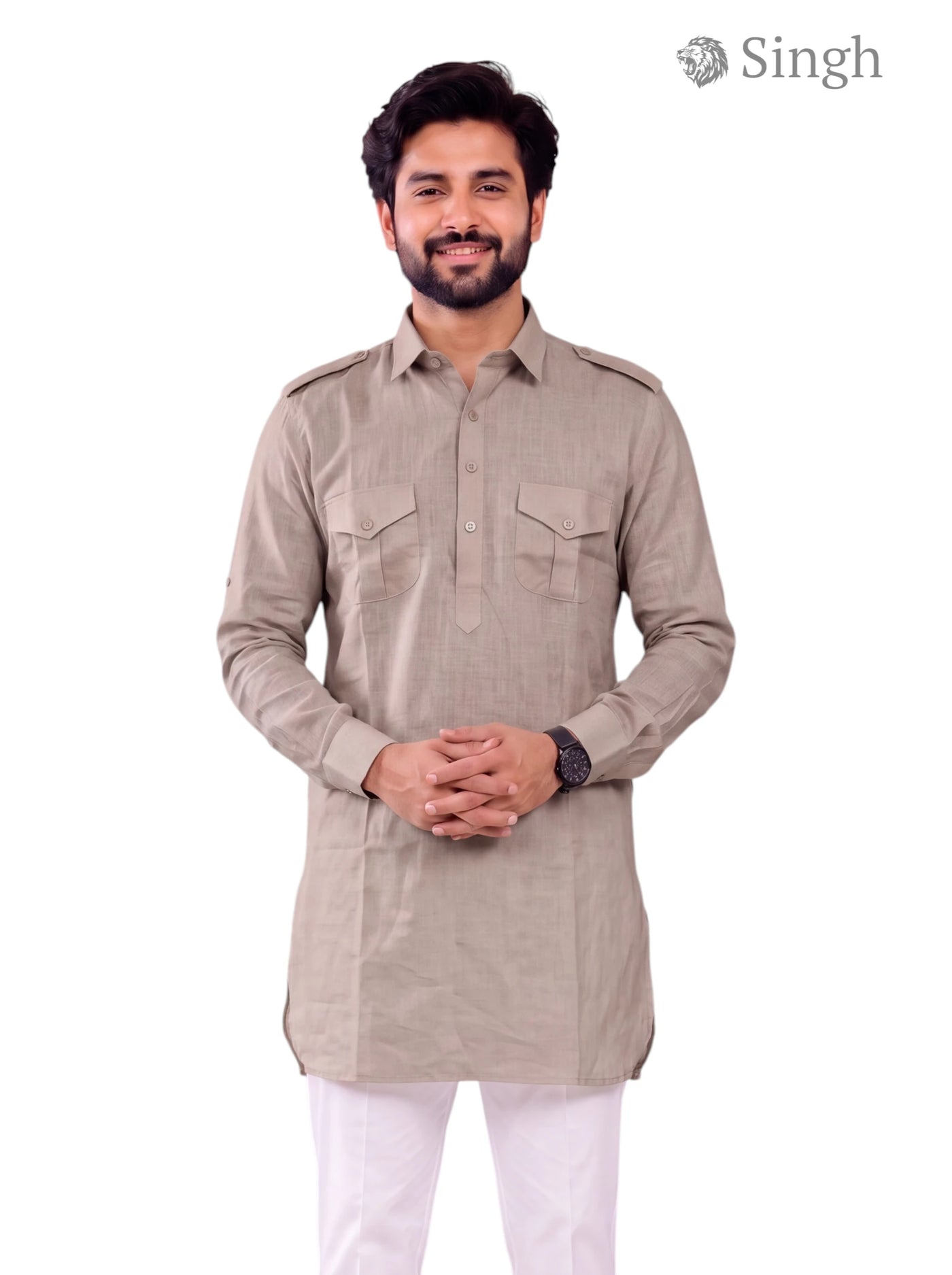Singh JK FULL-10-102-3 Men's Kurta for Royal Occasions