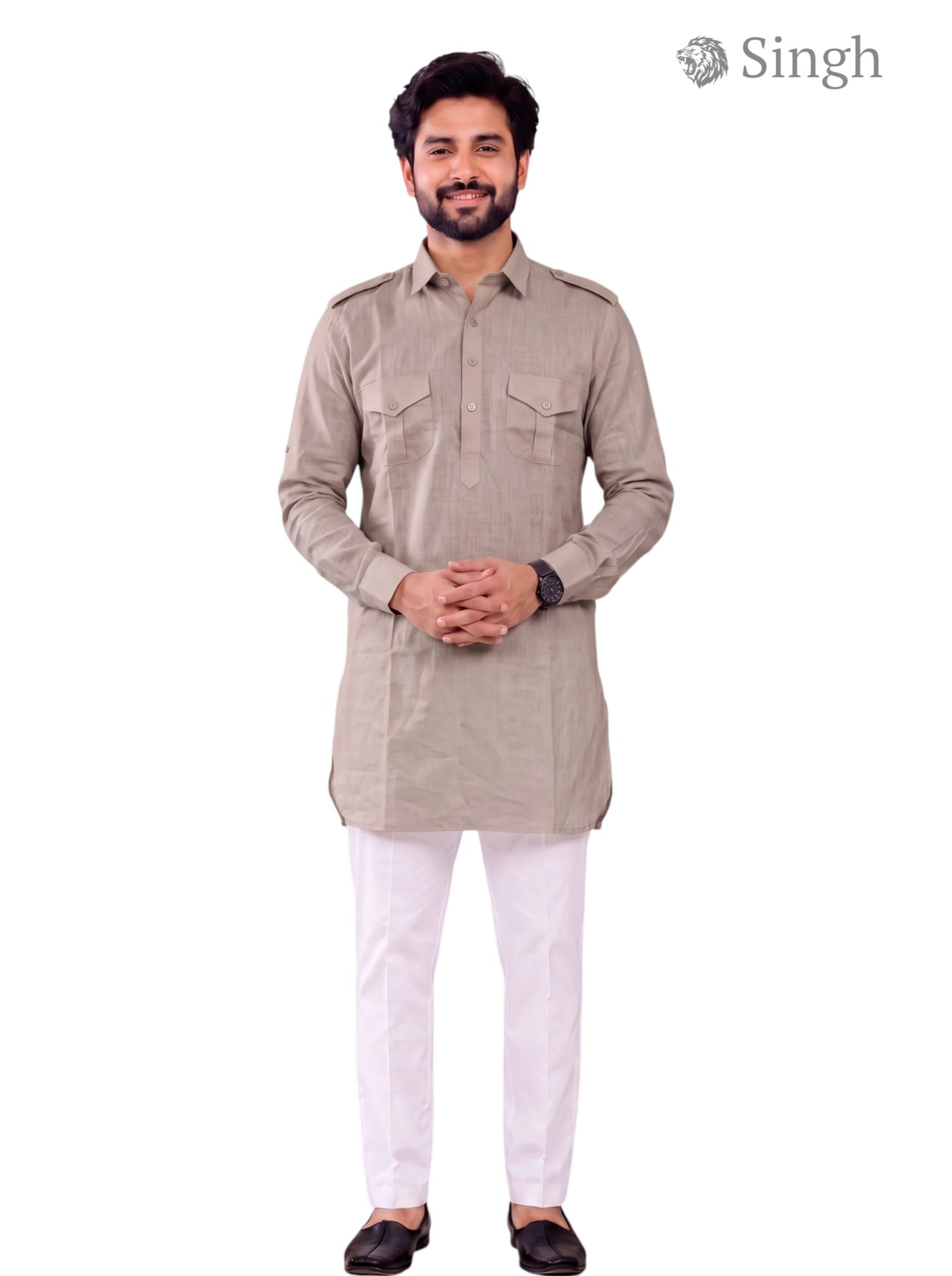 Singh JK FULL-10-102-3 Men's Kurta for Royal Occasions
