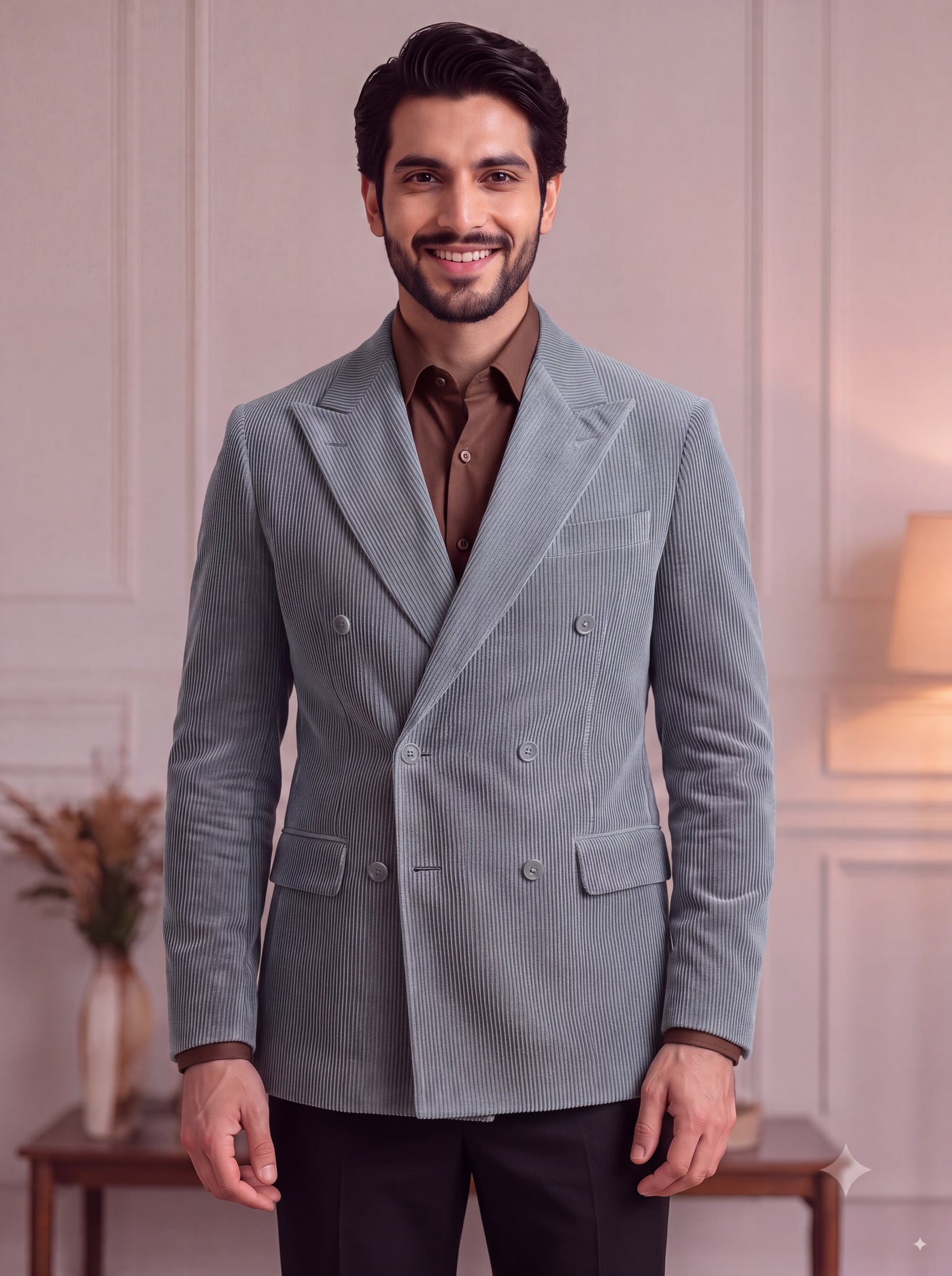 DOUBLE BREASTED BLAZER  (MEN'S)