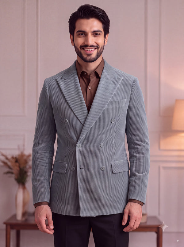 DOUBLE BREASTED BLAZER(MEN'S)
