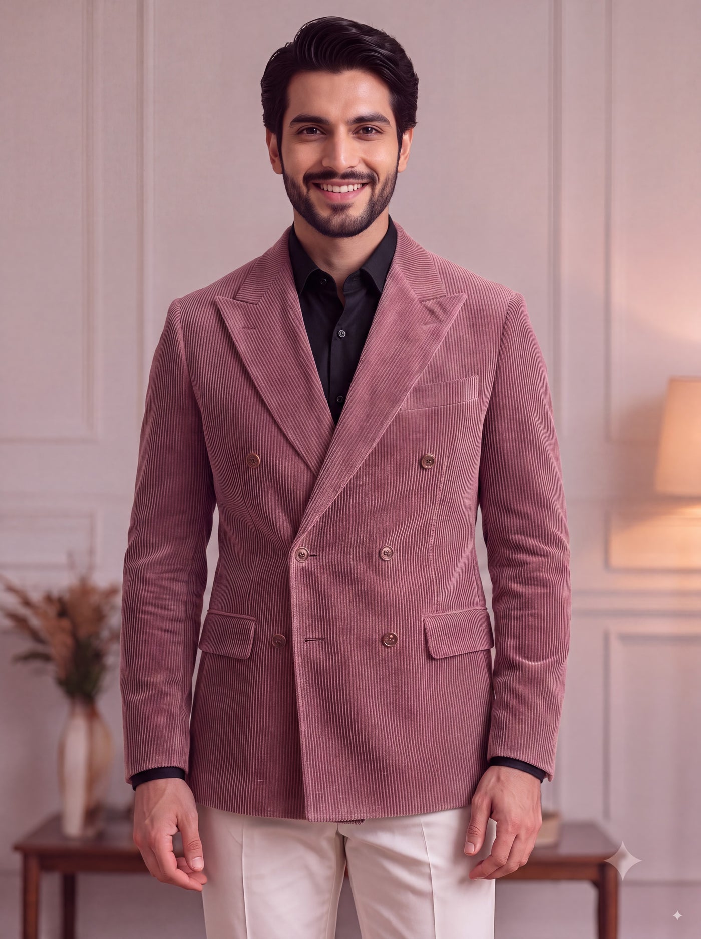 DOUBLE BREASTED BLAZER  (MEN'S)