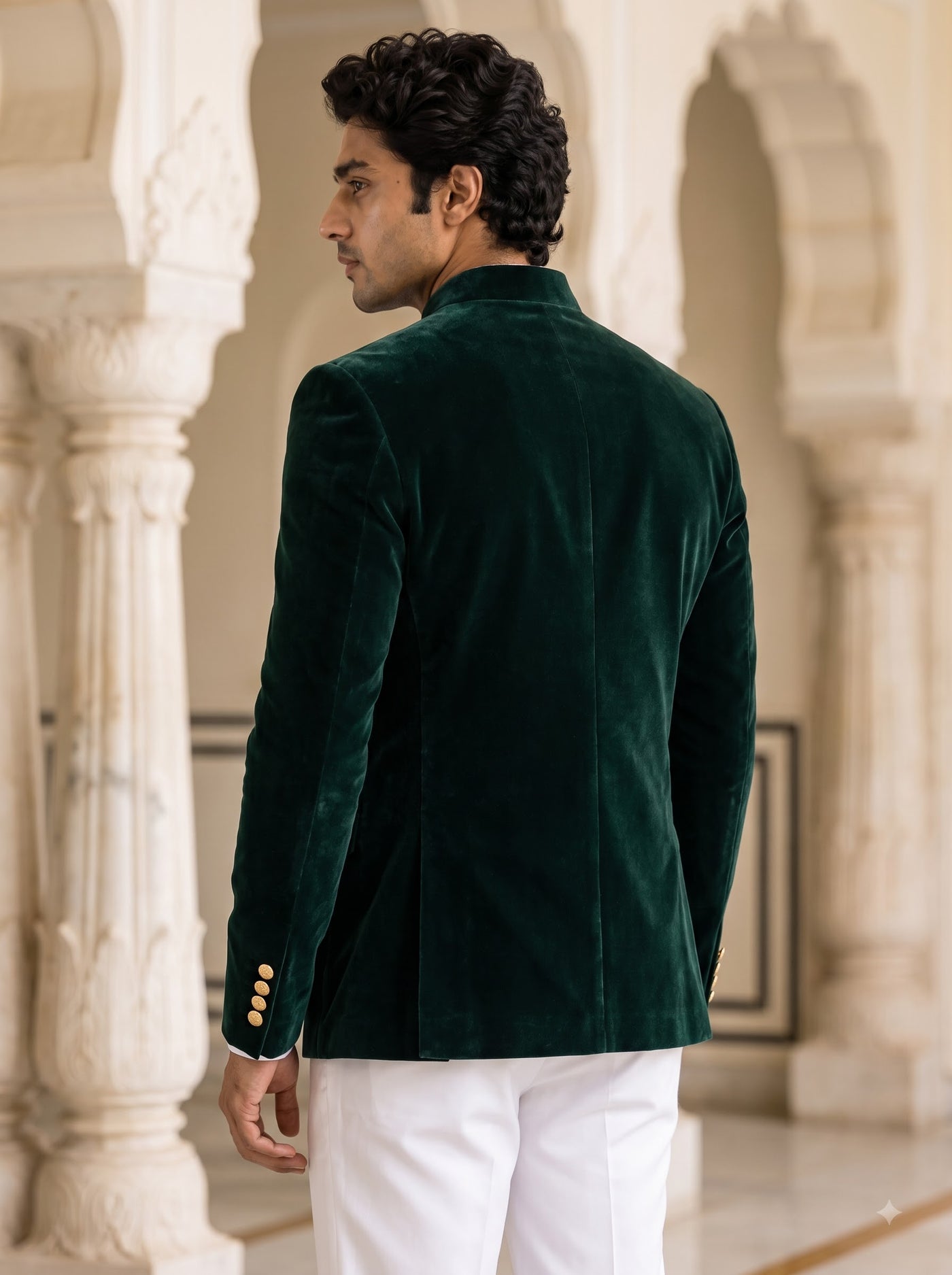 HARD VELVET JODHPURI SUIT 1234