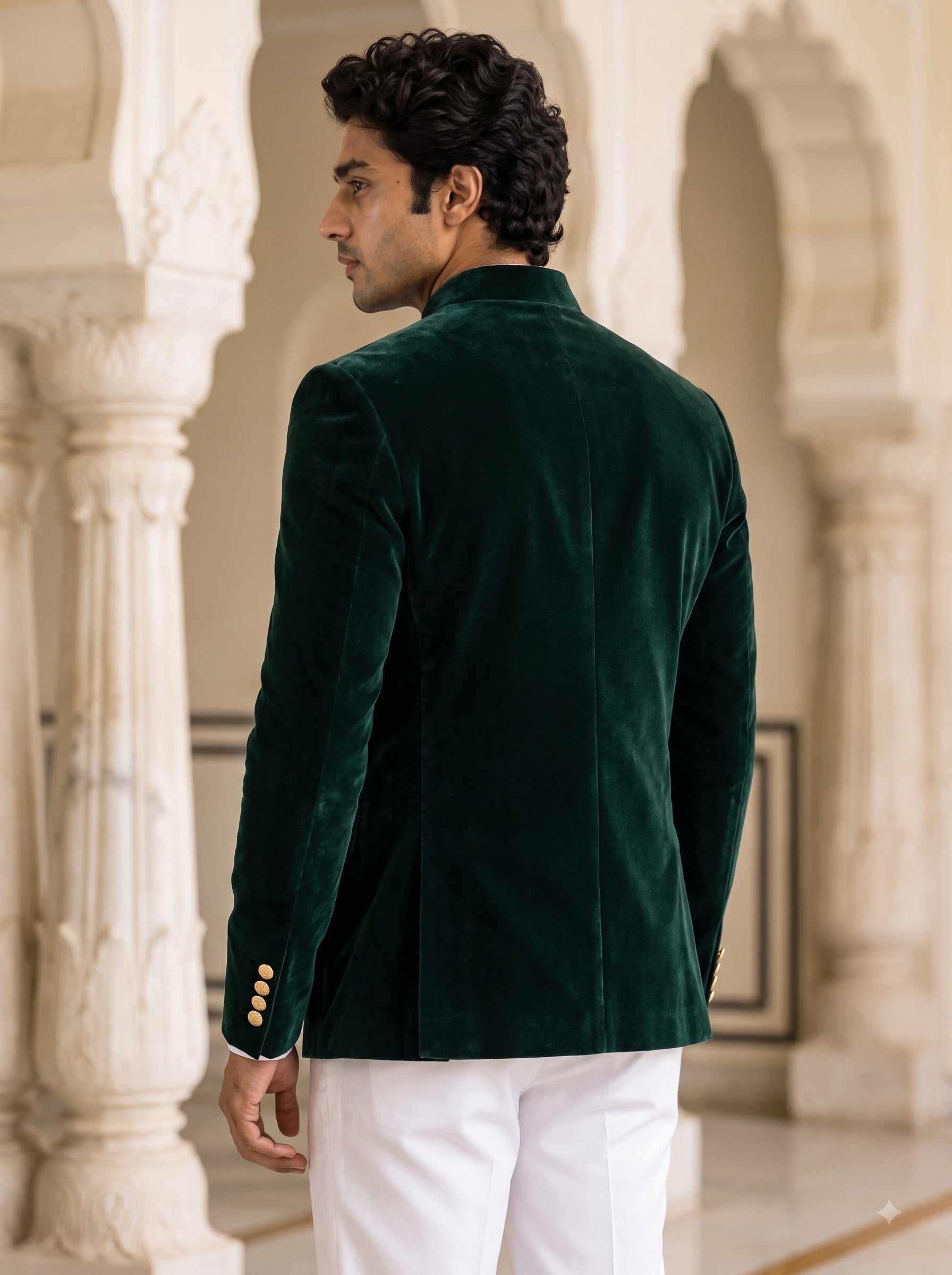 HARD VELVET JODHPURI SUIT 1234