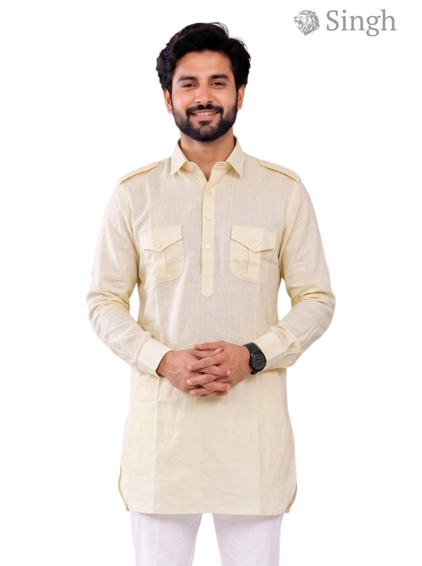 Singh JK FULL-10-102-3 Men's Kurta for Royal Occasions