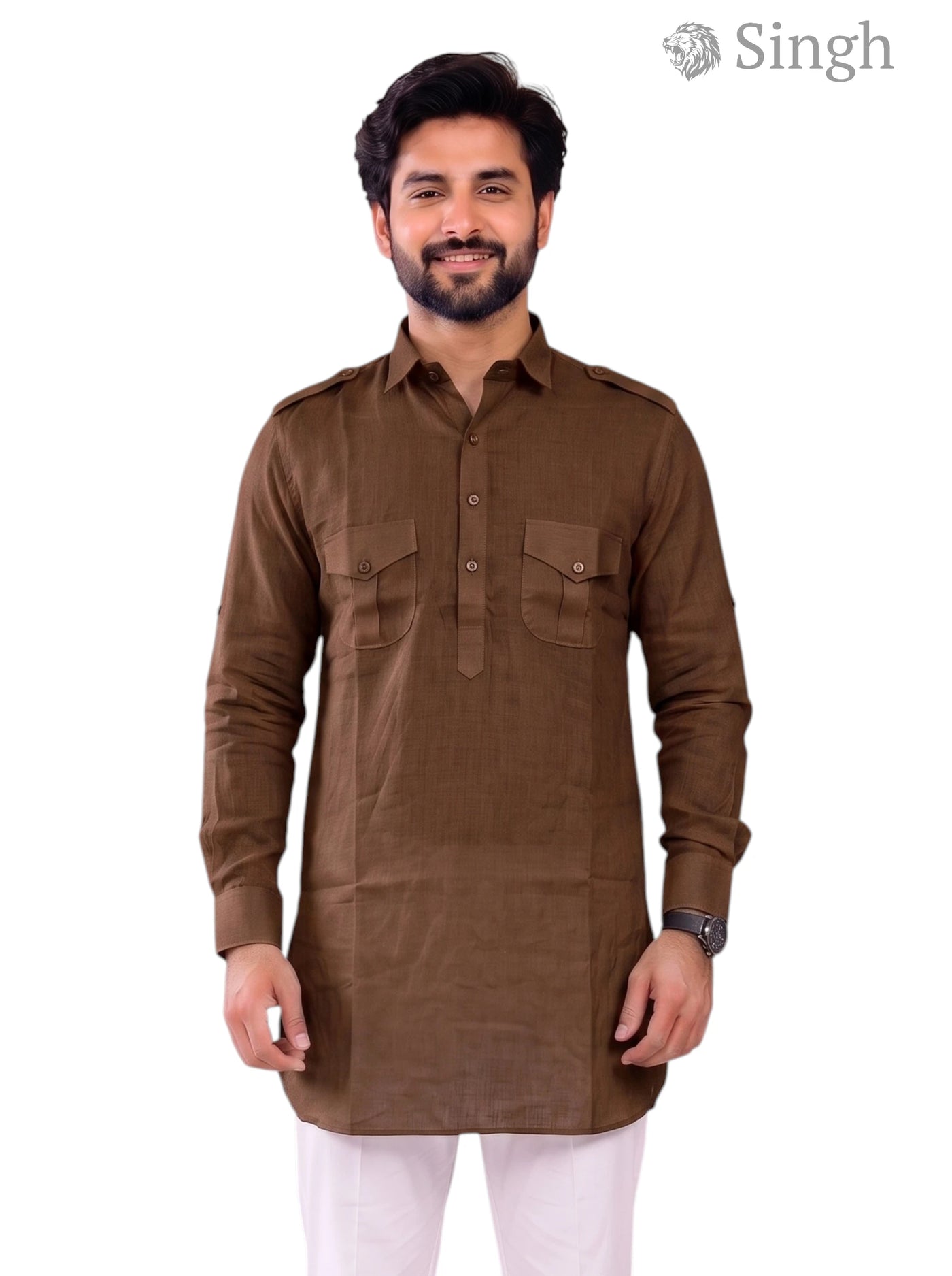 Singh JK FULL-10-102-3 Men's Kurta for Royal Occasions