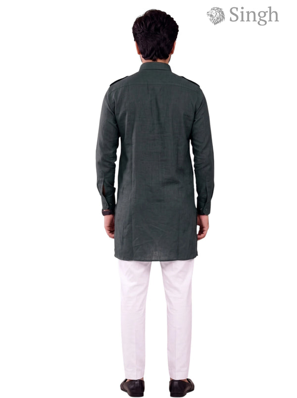 Singh JK FULL-10-102-3 Men's Kurta for Royal Occasions