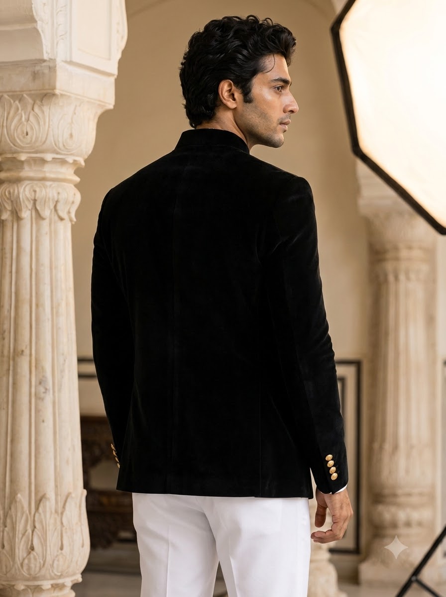 HARD VELVET JODHPURI SUIT 1234