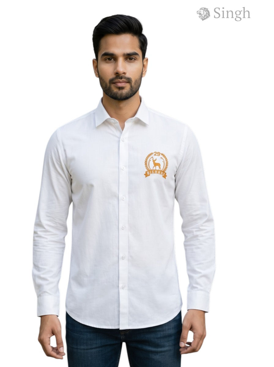 LOGO SHIRT (MENS)S-25-5042-BISHNOI-M