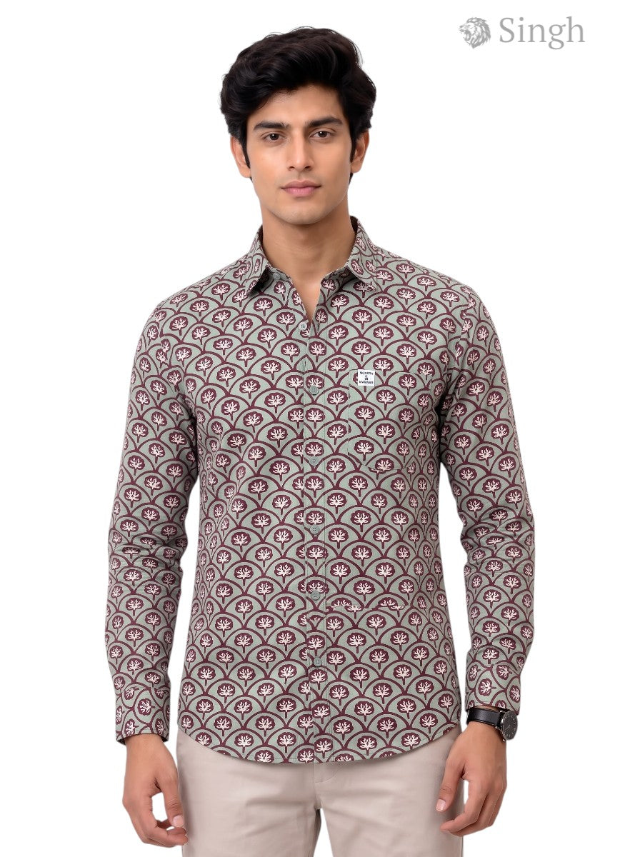 Singh Mens Sanganeri Floral-15-107-1 for Regal Weddings
