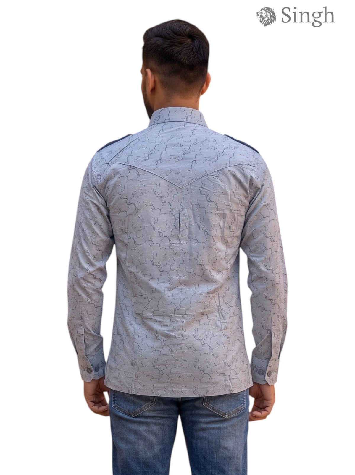 SINGH Hunting Shirts-1308-46 Luxury Royal Ethnic Wear
