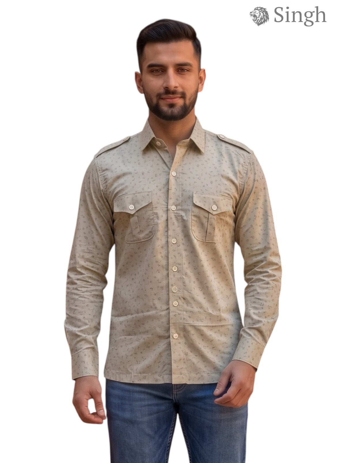 SINGH પ્રીમિયમ પુરુષોના શર્ટ્સ (MENS) 2P-1503-1 - રીગલ સ્ટાઇલ