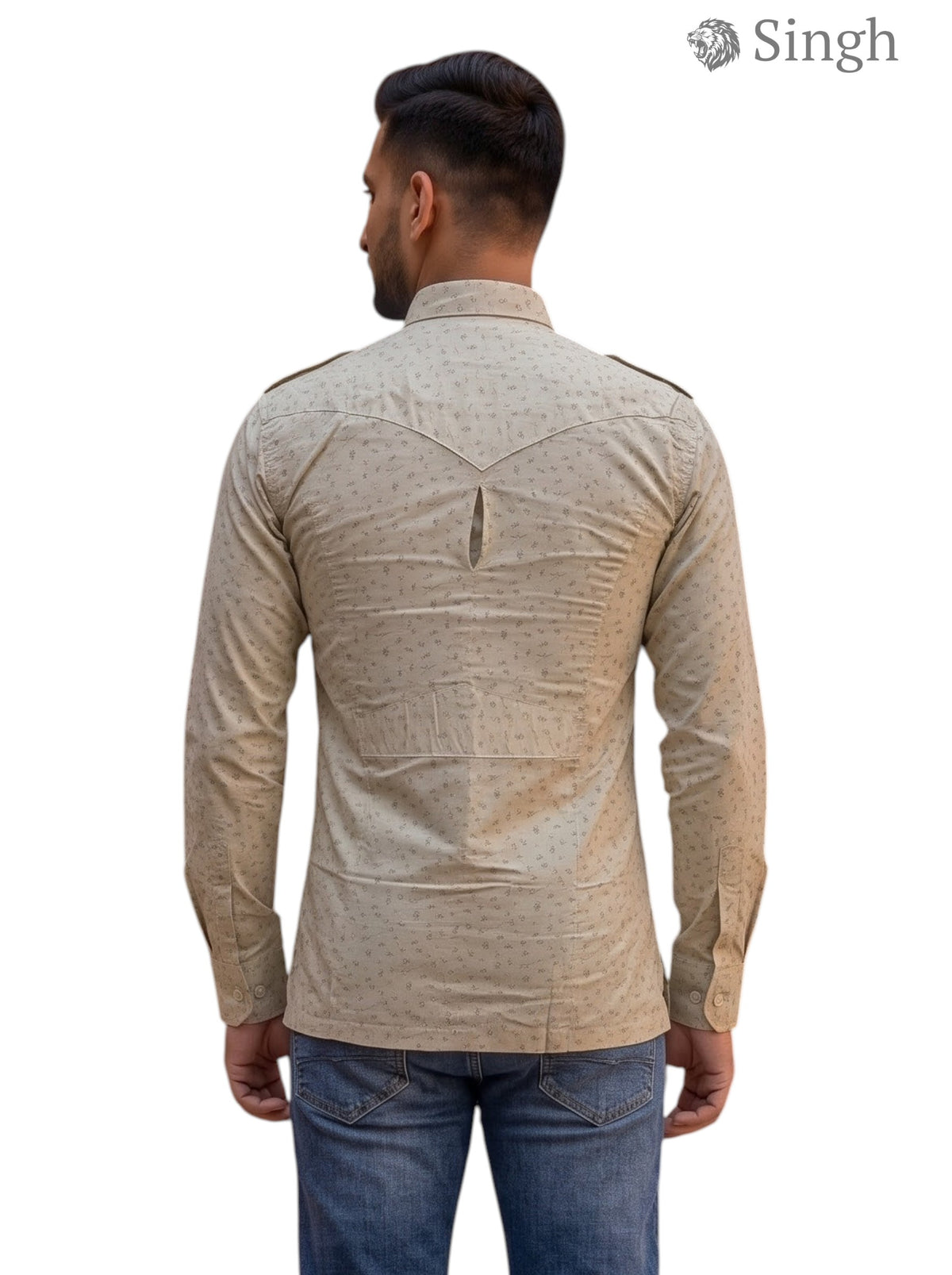 SINGH પ્રીમિયમ પુરુષોના શર્ટ્સ (MENS) 2P-1503-1 - રીગલ સ્ટાઇલ